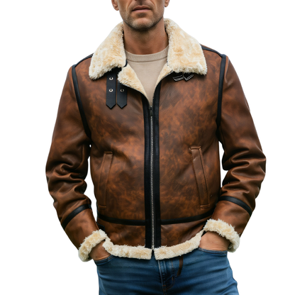 Léon | Veste Aviateur Shearling