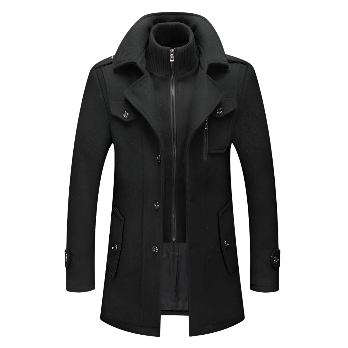 Léa | Manteau Long en Laine Premium