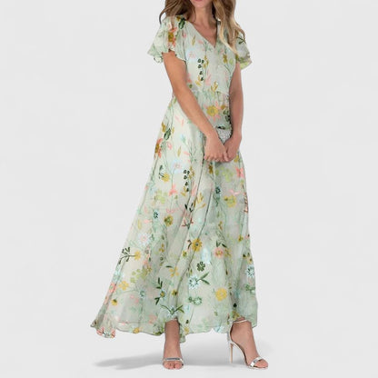 Isabella | Fluide Maternity Robe Mi-Longue