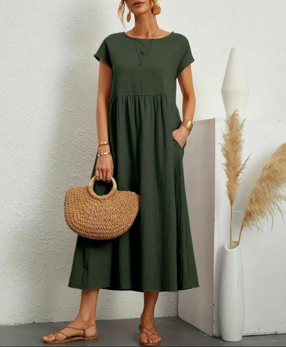 Élise | Robe Midi Élégante