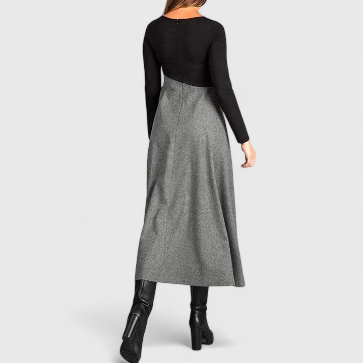 Luciana | Drapé Robe Mi-Longue