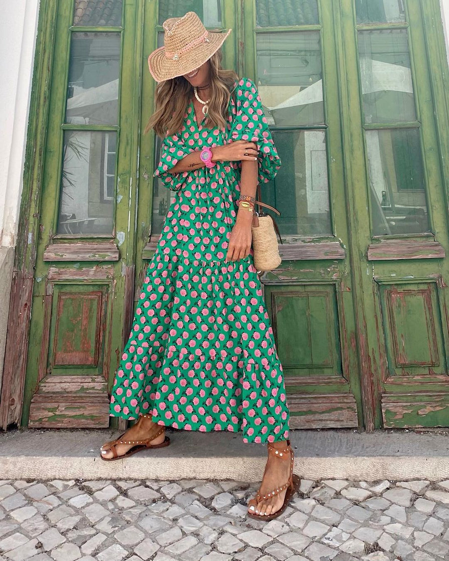 Arabella | Bohème Fluide Robe Longue
