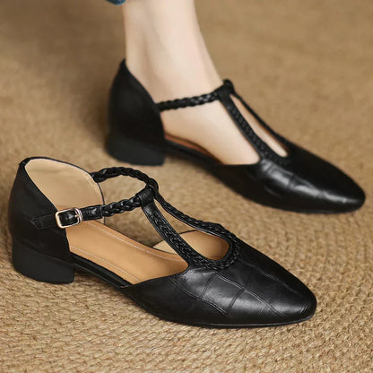 Amelia | Cuir Mary Jane Chaussures
