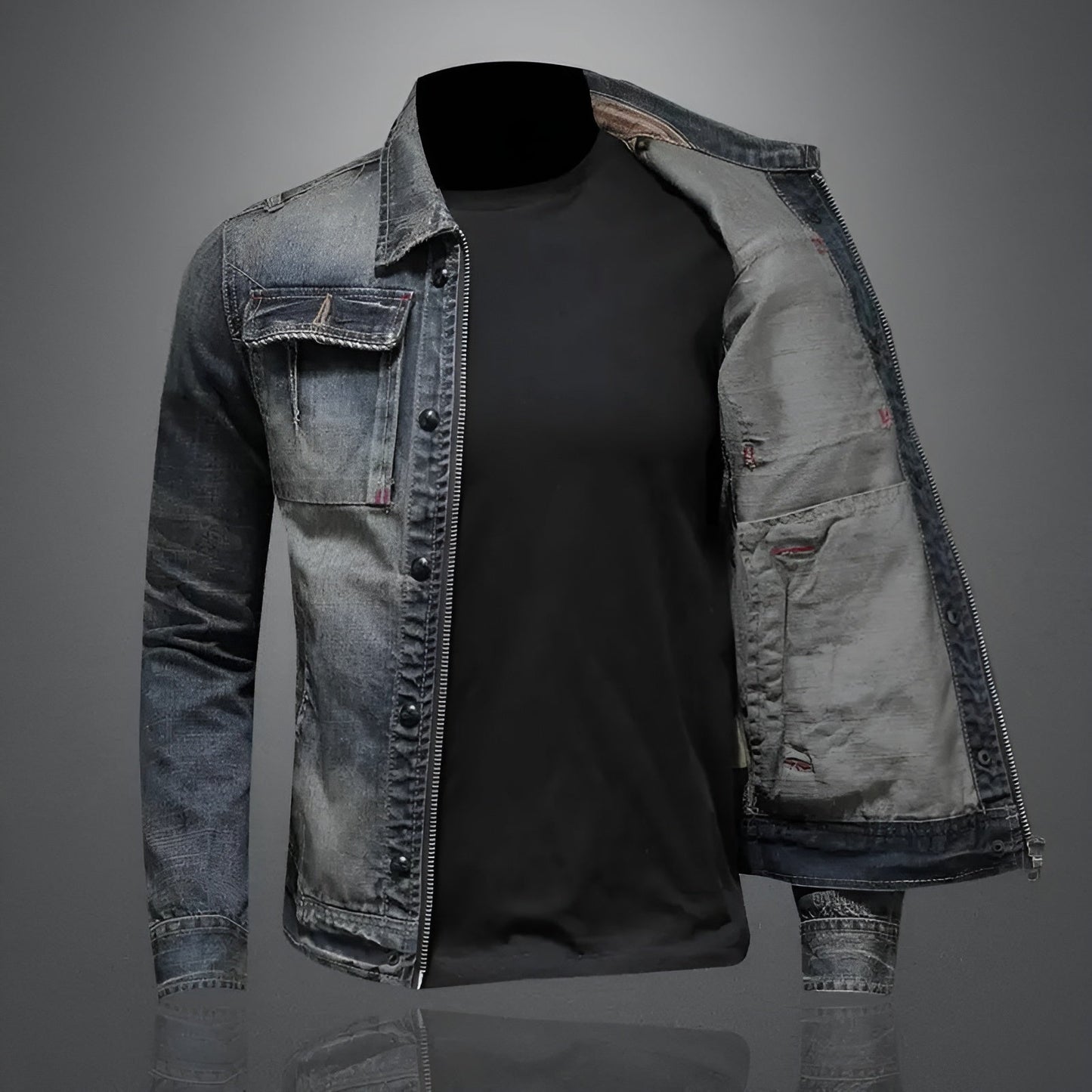 Maxence | Veste Denim Rétro