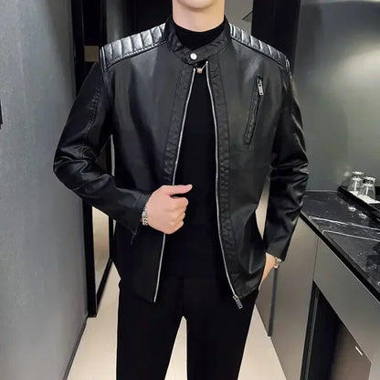 Bastian | Veste en Cuir Structurée