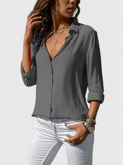 Vivienne | Élégant Chiffon Blouse