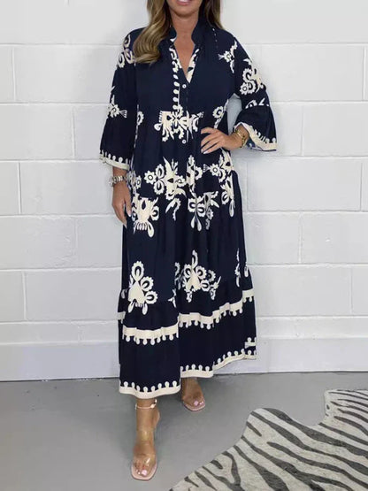 Emilia | Fluide Mi-Longue Day Robe
