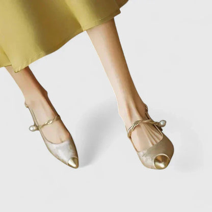 Vivienne | Pearl-Détail Kitten Talons