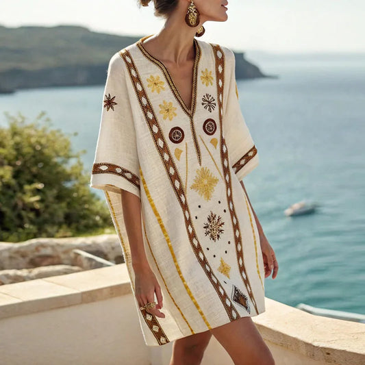 Isabelle | Robe Fluide À Motifs Floraux