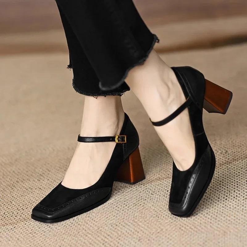 Gabrielle | Classique Talon Bloc Escarpins