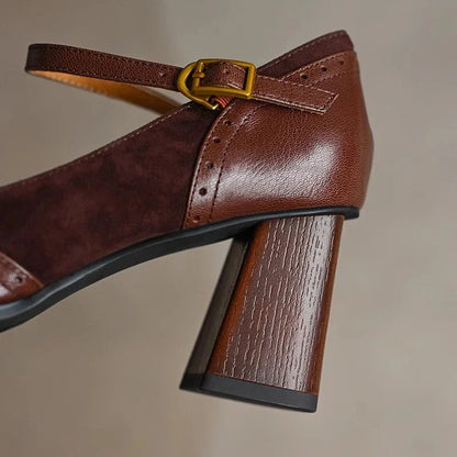 Gabrielle | Classique Talon Bloc Escarpins