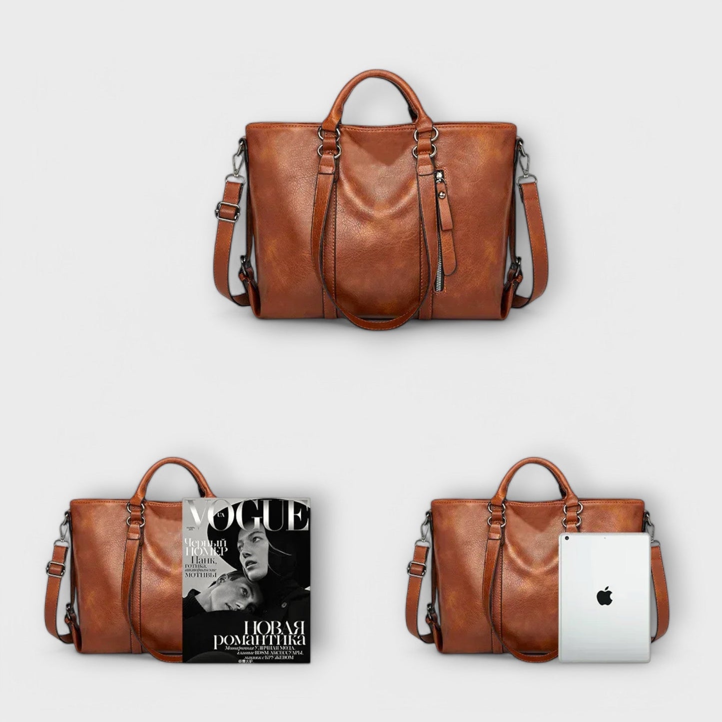 Béatrice | Grand Sac Cuir Structuré