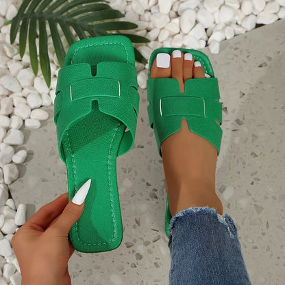 Natasha | Minimaliste Slide Sandales