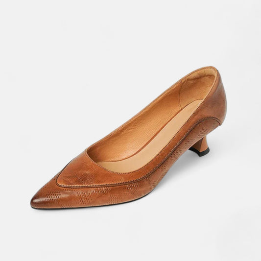 Capucine | Escarpins Cuir Texturé