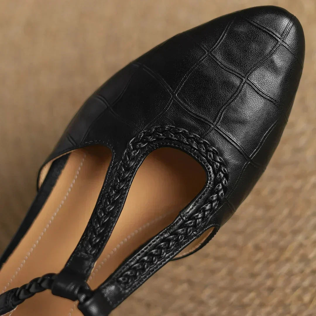 Amelia | Cuir Mary Jane Chaussures