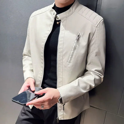Bastian | Veste en Cuir Structurée