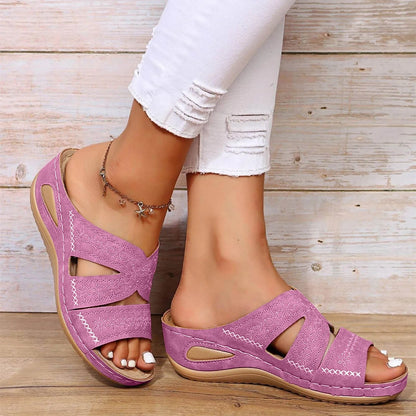 Chloe | Crystal Embellished Sandales Orthopédiques