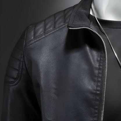 Quentin | Veste Cuir Premium Ajustée