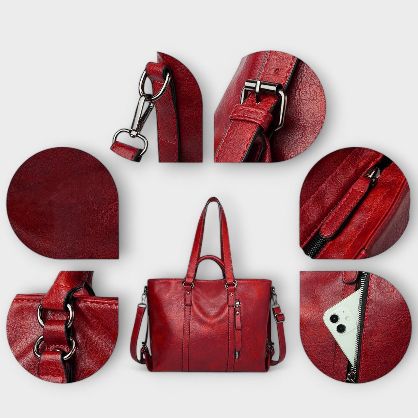 Béatrice | Grand Sac Cuir Structuré