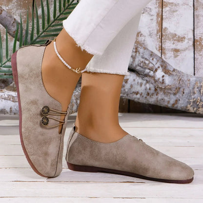 Isadora | Mocassin Suède à Boutons