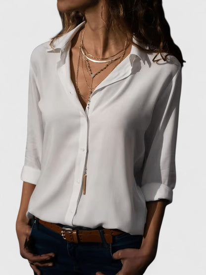 Vivienne | Élégant Chiffon Blouse