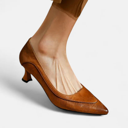Capucine | Escarpins Cuir Texturé