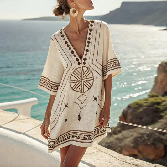 Camille | Robe Fluide Décolleté en V