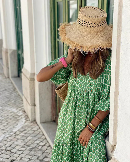 Arabella | Bohème Fluide Robe Longue