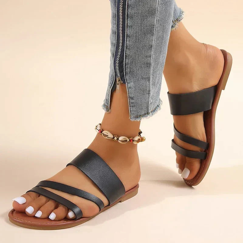 Isla | Minimaliste Flat Sandales