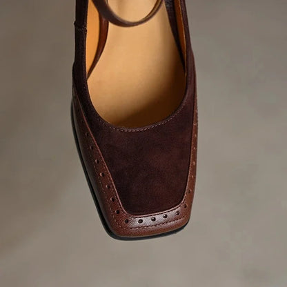 Arabella | Classique Brogue Heel Escarpins