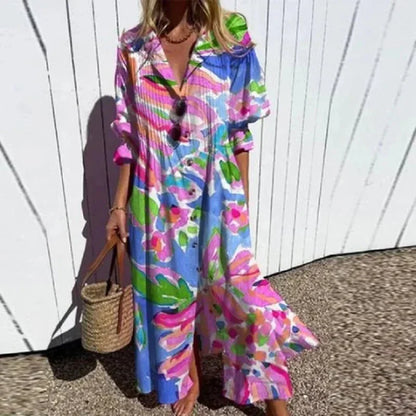 Indie | À Volants Bohème Robe Longue