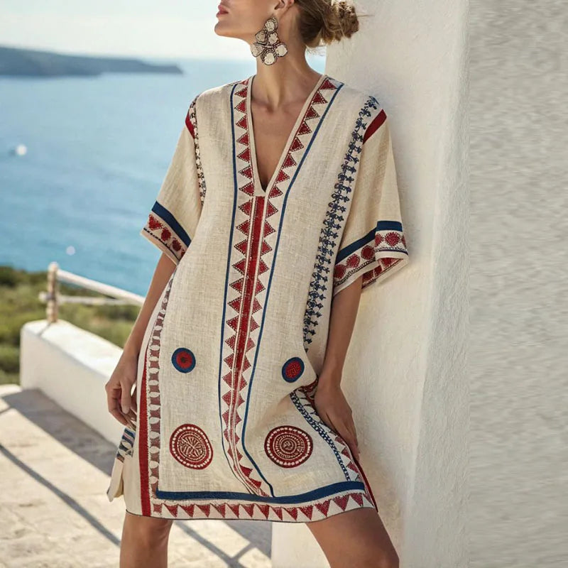 Floriane | Robe Légère à Décolleté V