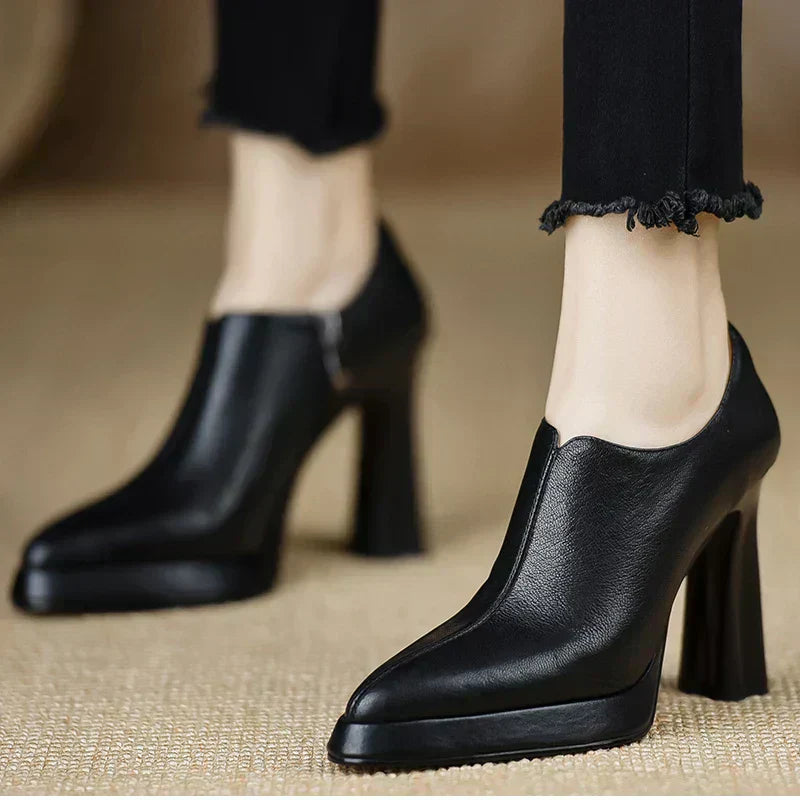 Eloise | Side-Zip Plateforme Escarpins