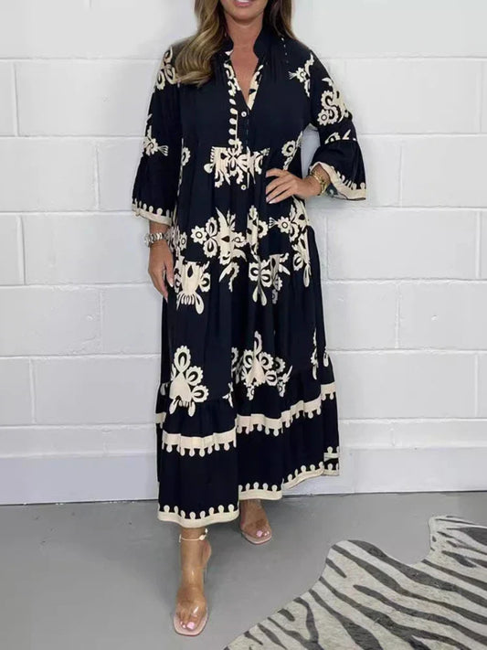 Emilia | Fluide Mi-Longue Day Robe
