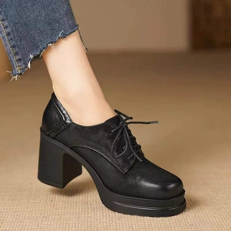 Sophia | Classique Talon Bloc Escarpins