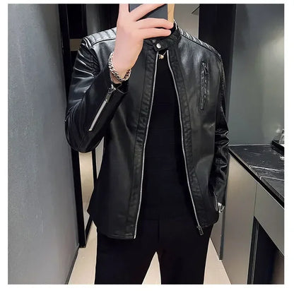 Bastian | Veste en Cuir Structurée