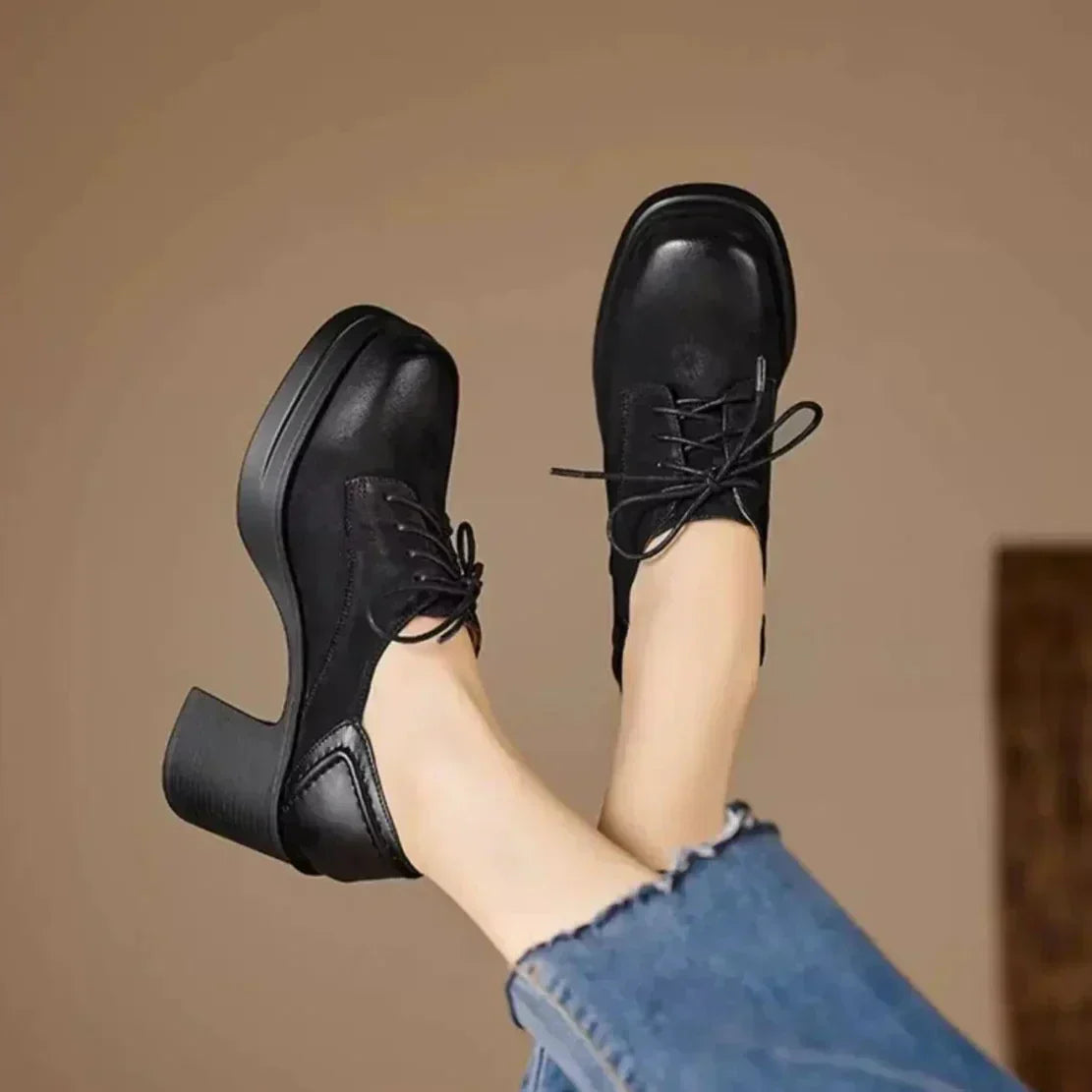 Sophia | Classique Talon Bloc Escarpins