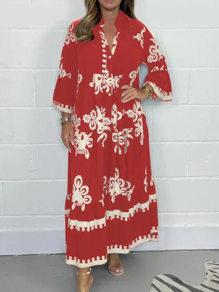 Emilia | Fluide Mi-Longue Day Robe