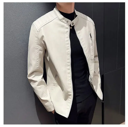 Bastian | Veste en Cuir Structurée