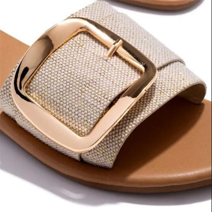 Aurelie | Doré Boucle Slides