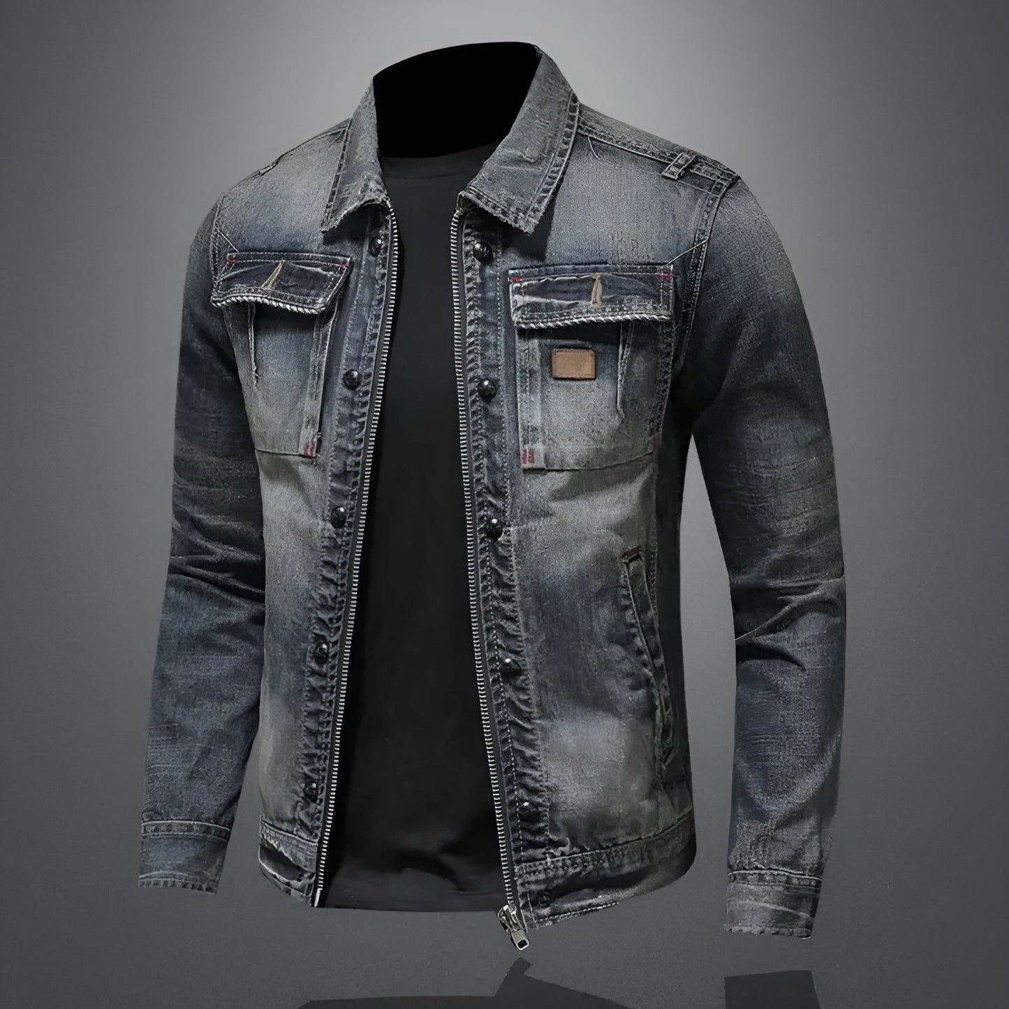 Maxence | Veste Denim Rétro