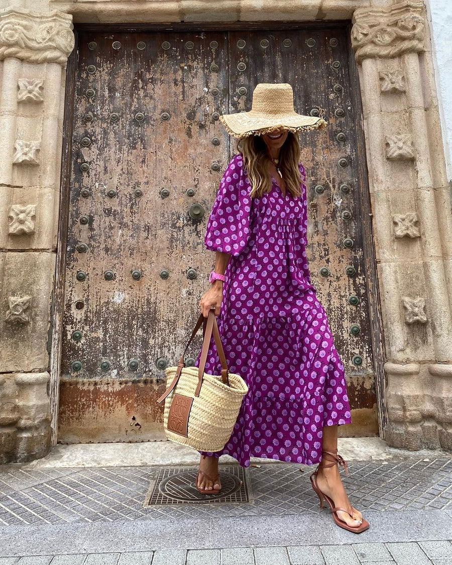 Arabella | Bohème Fluide Robe Longue