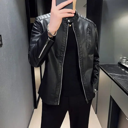 Bastian | Veste en Cuir Structurée