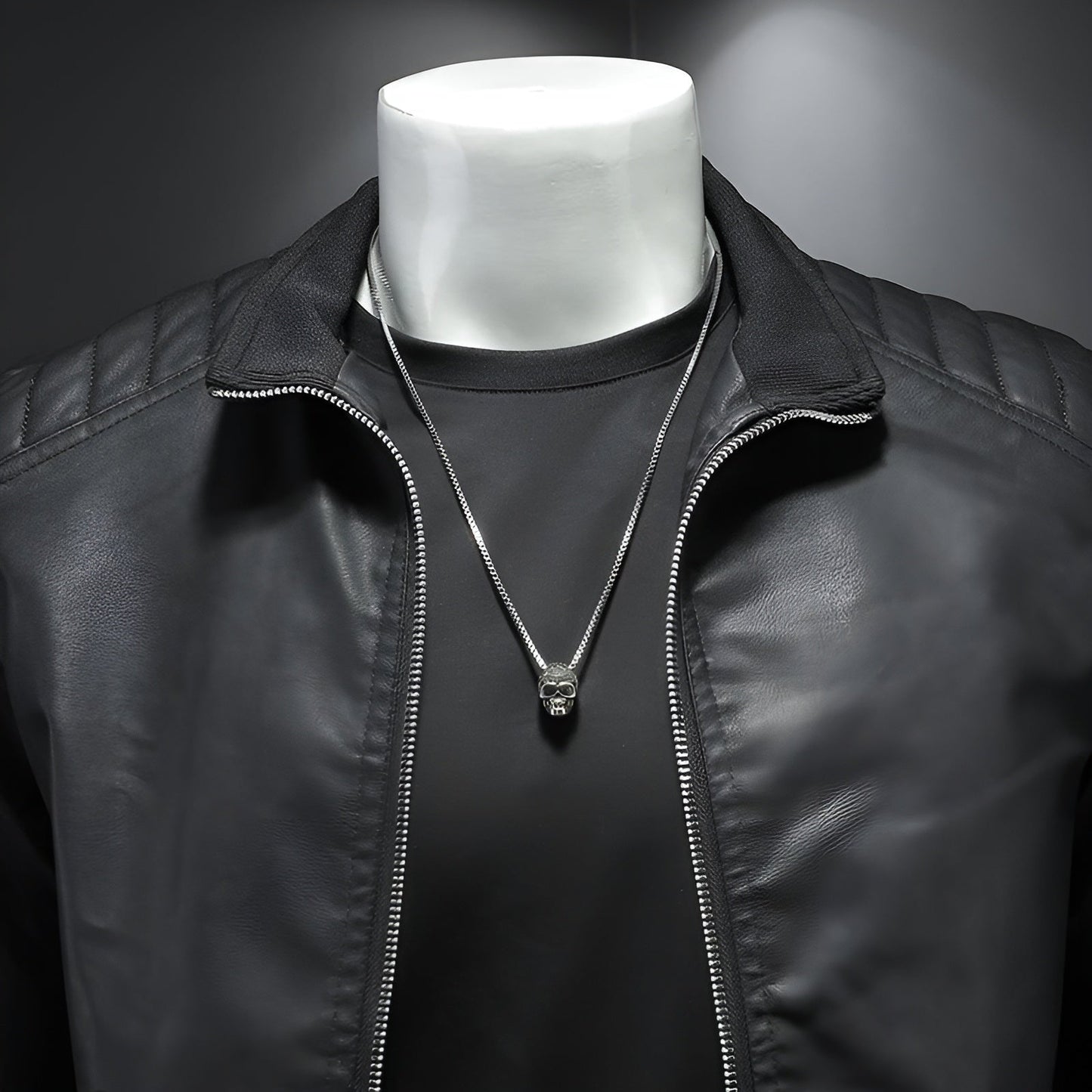 Quentin | Veste Cuir Premium Ajustée