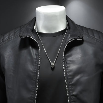 Quentin | Veste Cuir Premium Ajustée