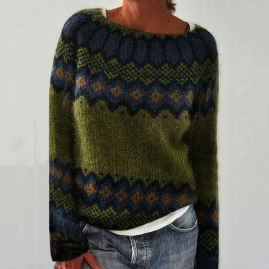 Léa | Pull Scandinave Rétro