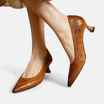 Chloé | Escarpins Texturés en Cuir