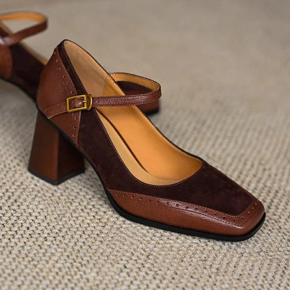 Gabrielle | Classique Talon Bloc Escarpins