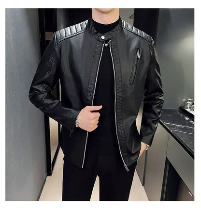 Bastian | Veste en Cuir Structurée