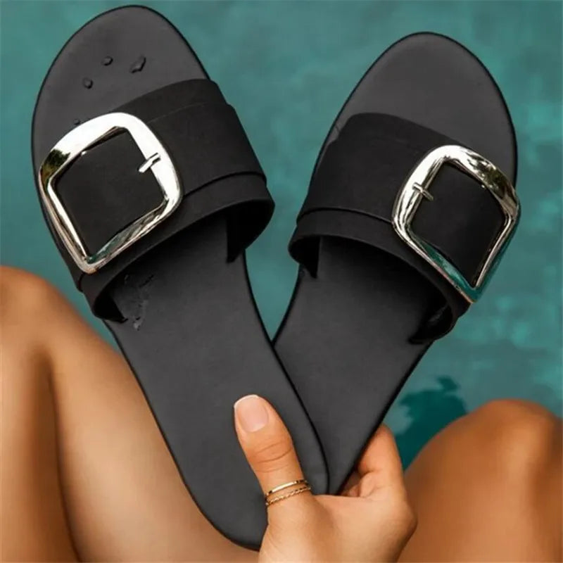 Aurelie | Doré Boucle Slides